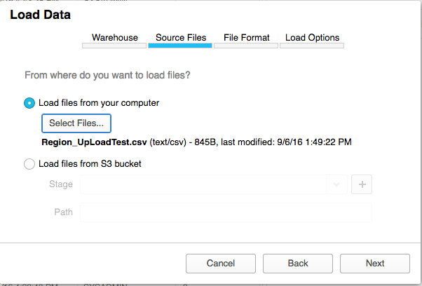 Snowflake’s web-based Load Data Wizard via the Snowflake Blog https://www.snowflake.com/blog/tech-tip-getting-data-snowflake/ Snowflake’s web-based Load Data Wizard via the Snowflake Blog https://www.snowflake.com/blog/tech-tip-getting-data-snowflake/